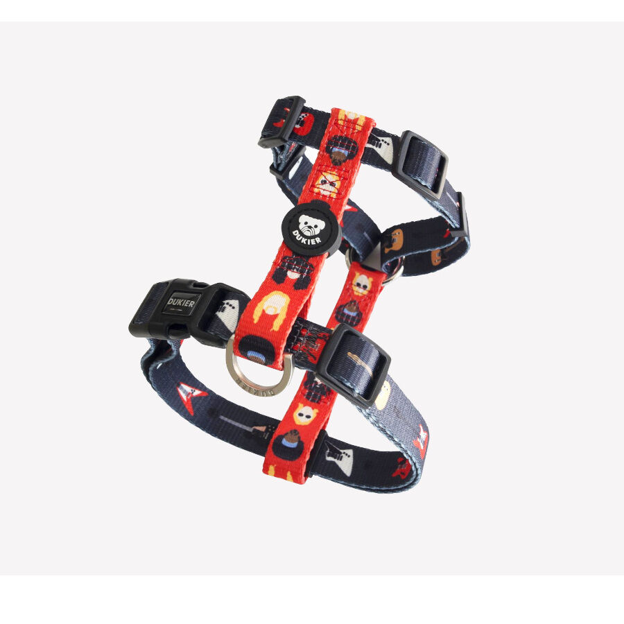 Dukier Cl&aacute;sico Arn&eacute;s Estampado Rockero para perros, , large Imagen numero 1